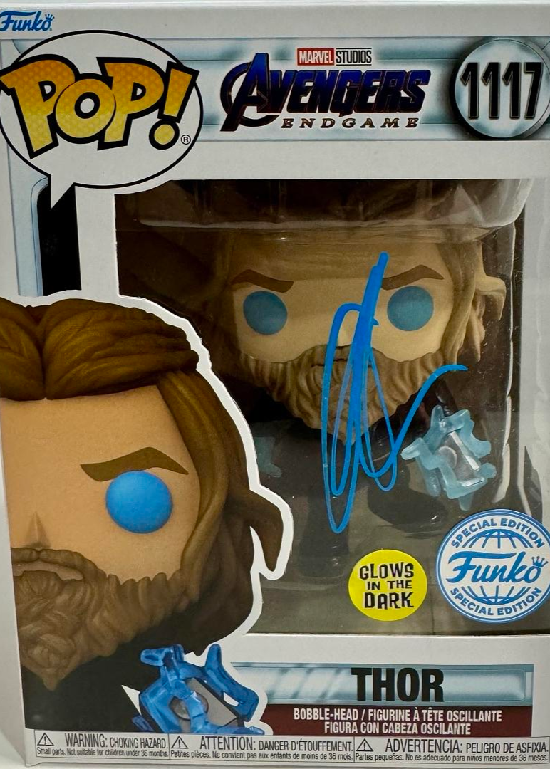 Chris Hemsworth Signed Funko Pop #1117 "Thor" Avengers Endgame - Beckett COA